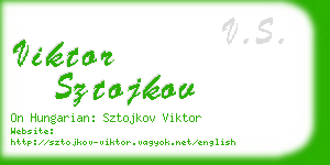 viktor sztojkov business card